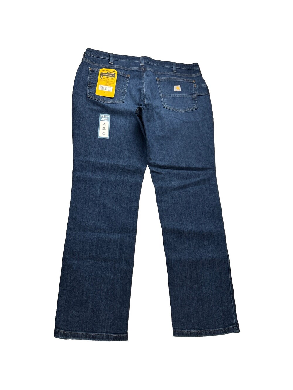 Carhartt Women’s Jeans 16 Regular Rugged Flex Relaxed Fit BD5383-W